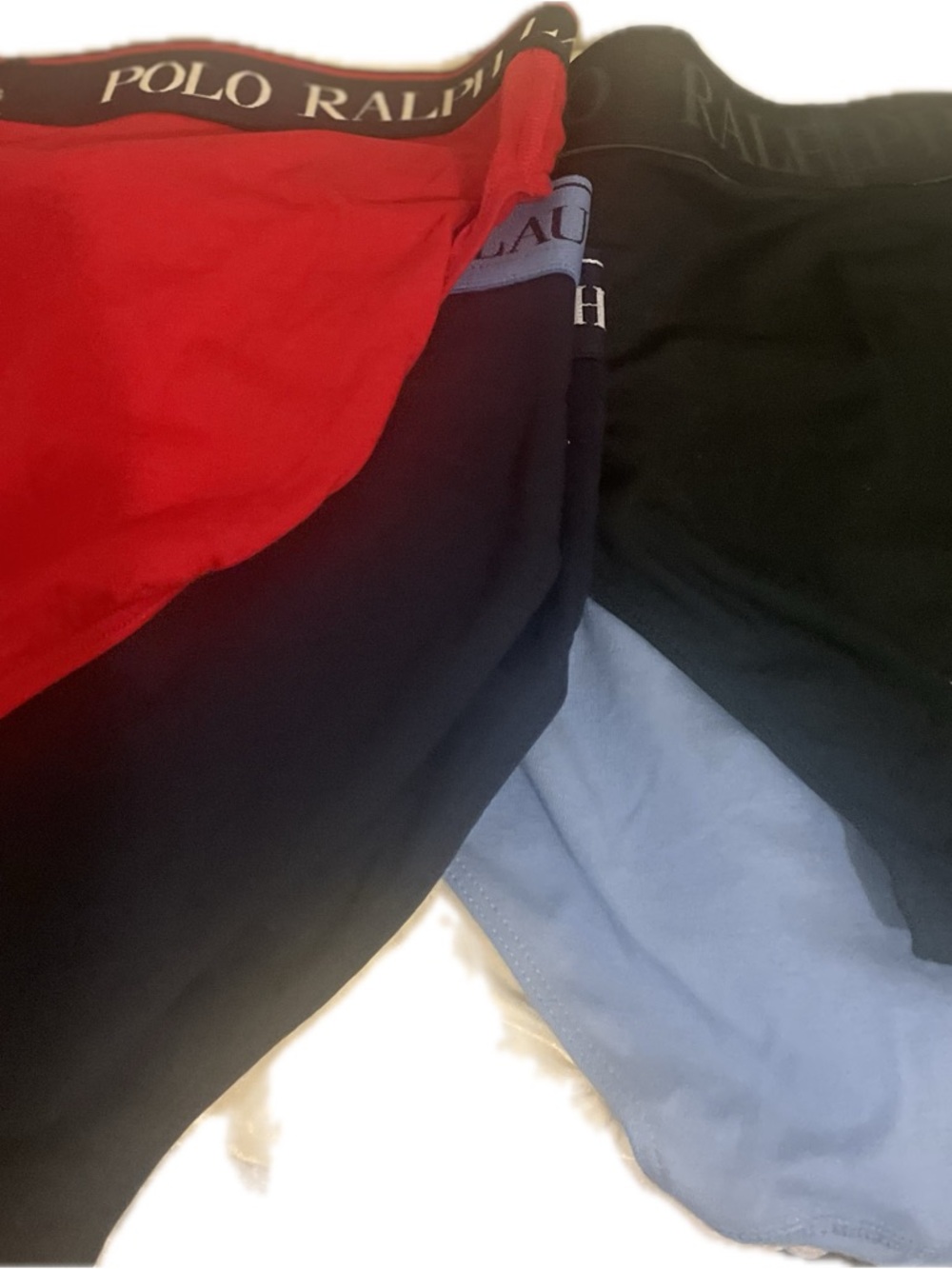 NWOT Men’s 5 Pcs Polo Ralph Lauren Logo Waistband Briefs Bundle Size Md - Picture 7 of 9